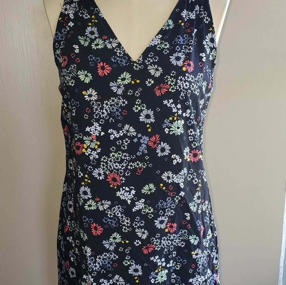 Mini floral tank dress